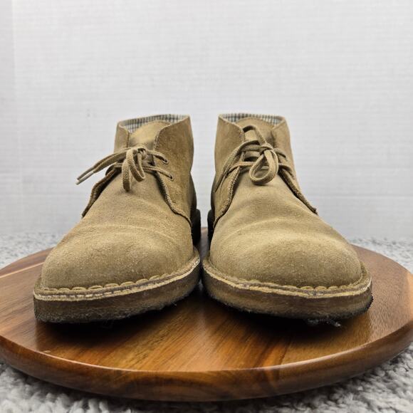 Clarks Mens 10M Original Desert Sand Suede Crepe Sole Casual Daily Chukka Boot main image 10